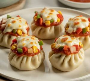 Veg Pizza Momos