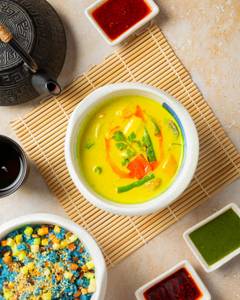 Foo Yellow Curry, Water Chestnut, Broccoli, Mushroom
