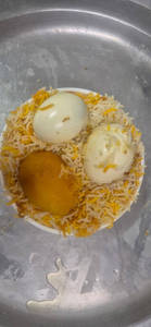 Egg Dum Biryani 2pc Egg Aalu Raita