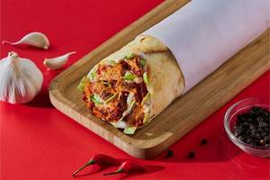 Fiery Schezwan Paneer Shawarma