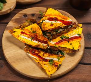 Crunchy slice omelette
