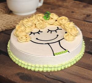 Cute Girl Special Theme Cake