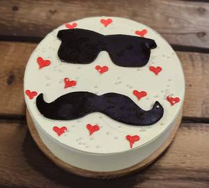 Boss Dad Red Velvet Cream Cake