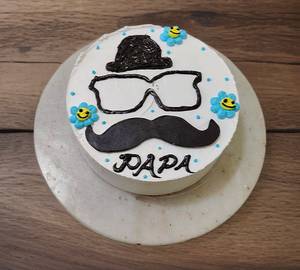 Dad Smile Rasmalai Birthday Cake
