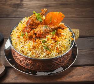 Chicken dum biryani [full]