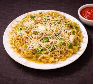 Cheese vegetables masala maggi