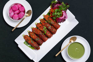 Mutton Pudina Seekh Kabab