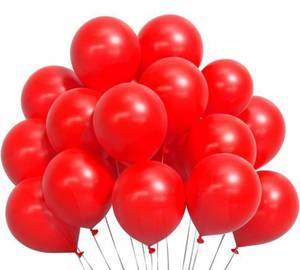 Red Party Balloons Pack Of 25 Pic