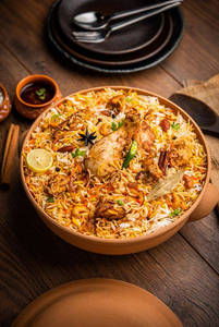 Hyderabadi Chicken Dum Biryani