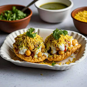 Samosa Chaat [2 Pieces]