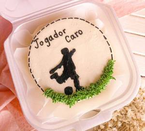 Play Football Theme Blueberry Bento Cake