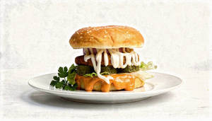 Cheese Melt Rush Burger