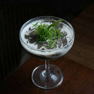 Black Sesame & Coconut Pudding