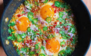 Masala half fry with bread