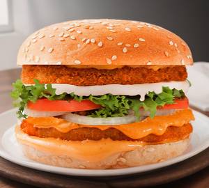 Double Tikki Veg Burger