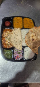 Milan Veg Thali Special +1pc Hot Gulab Jamun