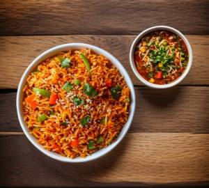 Veg schezwan fried rice