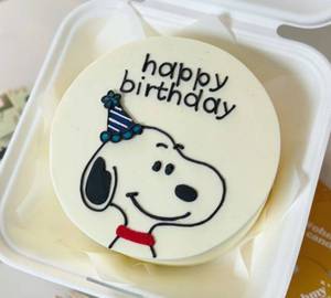 Happy Birthday Black Forest Cartoon bento Cake