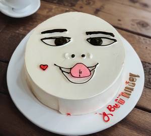 Love Vanilla Cartoon Cake
