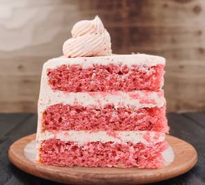 Strawberry butter cream cake