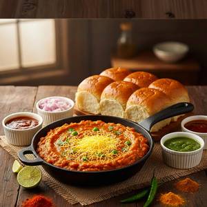 Cheese Pav Bhaji [2 Pav]