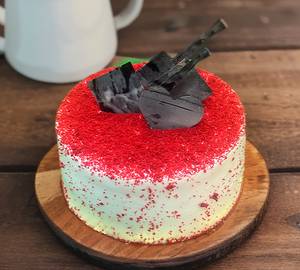 Eggless Red Velvet Cake [450Gm]