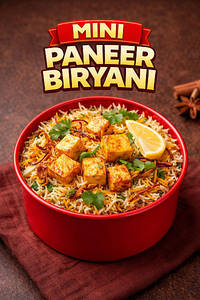 Mini Paneer  Biryani