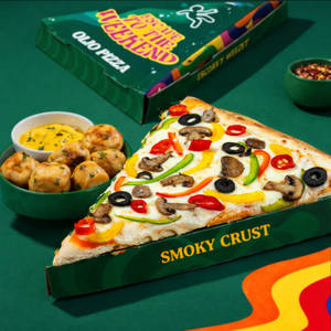Giant Pizza Slice + Knots Meal Combo