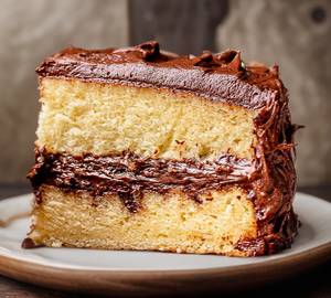 Choco vanilla butter cream cake