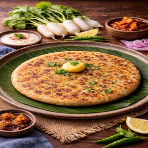 1 Ghee Mooli Paratha With Raita