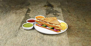 Grilled Veg Club Sandwich