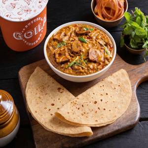 Malai Soya Chaap + 2 Rumali Roti