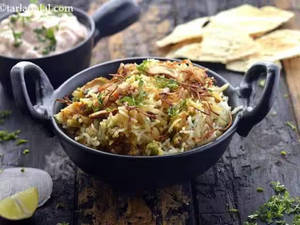 Half  Dum Chicken Biriyani
