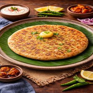 1 Ghee Aloo Paratha With Raita