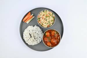 Manchurian  With Veg Fried Rice