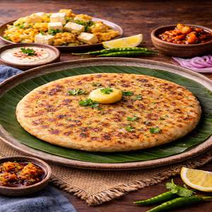 1 Ghee Mixed Paratha With Raita