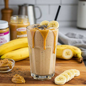 Banana Peanut Butter Smoothie
