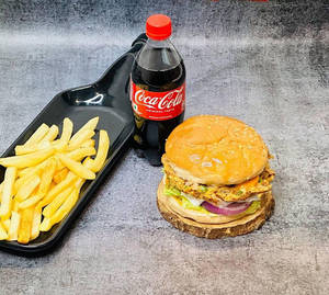 Chicken Snakker Burger Meal