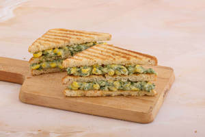 Spinach Corn Grilled Sandwich