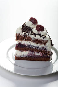 Black Forest Eggless Pastry   