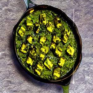 Beby Corn Palak Paneer (new)