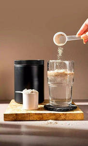 Scoop Of Protein In Ice Water