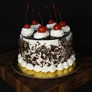 Eggless Black Forest Cake [500g]