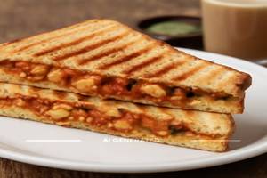 Paneer Masala Cheese Sandwich