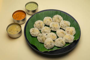 Ghee Rava Button Idly (12 Pcs)