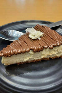 Nutella Cheesecake Slice