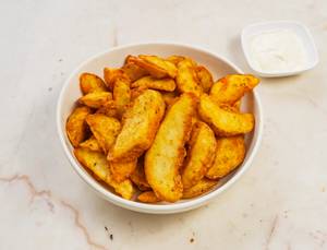 Crispy Fried Potato Wedges