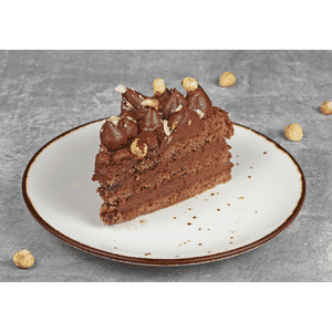 Nutella Chocolate Mousse Cake Slice