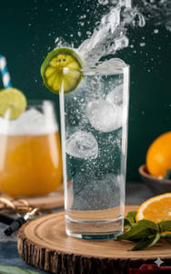 Fresh Lime Soda Water