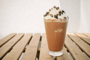 Cold Coffee With Choco Chip Ice Cream